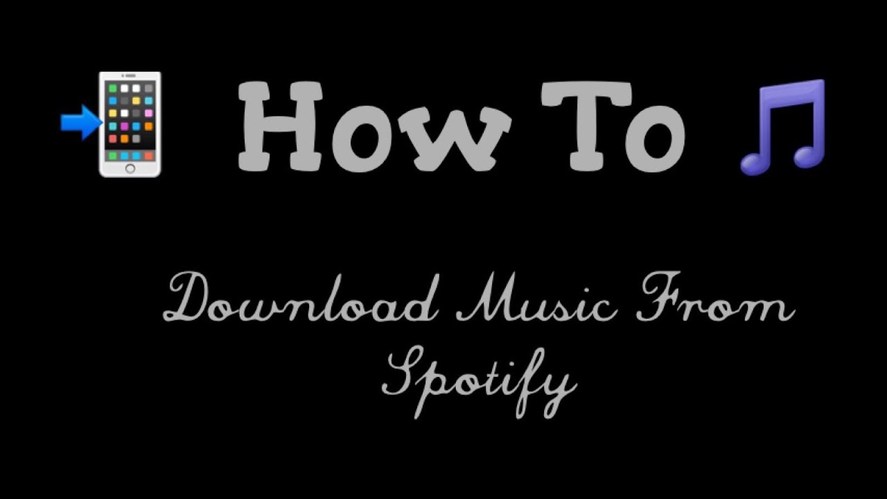 How do i download music from spotify to my iphone